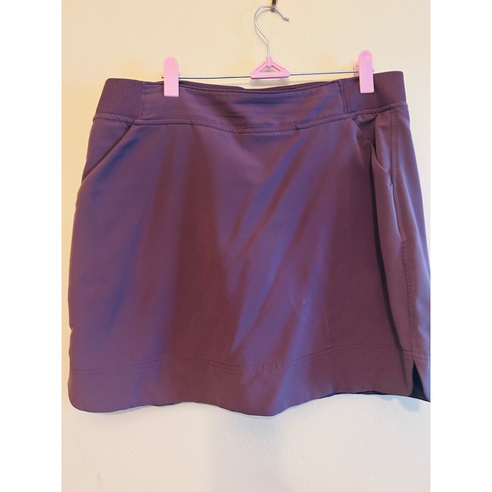 32 Degrees Skort Women Medium Purple Excellent Active Ribbed Waist Pockets